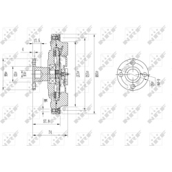  sankaba, radiatoriaus ventiliatorius