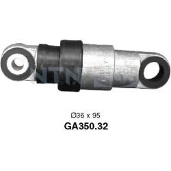  įtempiklio skriemulys, V formos rumbuotas diržas