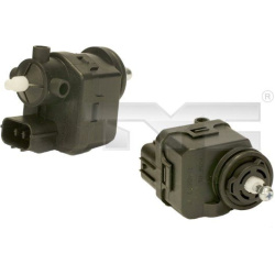  Vykdomasis elementas, žibintų diapazono reguliavimas