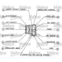  vairo kolonėlės jungiklis