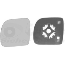  veidrodėlio stiklas, išorinis veidrodėlis