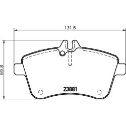 MB A class W169 04- , B class W245 05- priekio