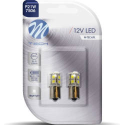 Blisteris 2 vnt. LED LB060W G18 BA15S 12V max 4.32W 18 SMD5050