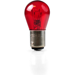 12V 21/5W BAY15d RED 2 kontaktų raudona
