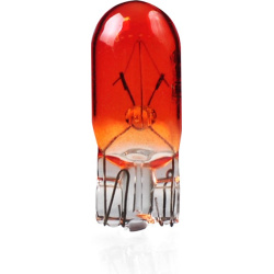 T10 WY5W 12V 5W AMBER W2,1x9,5d becokolinė oranžinė