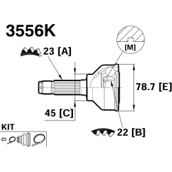 Honda Accord 1.6, Civic 1.2-1.3-1.6, Prelude 1.6; -84
