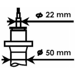 Audi A3, Seat Toledo, Skoda Octavia, VW Golf V priekio D50mm dujinis
