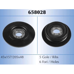 BMW 3 ser. E36 91-, 5 ser E34/39 91-, 7 ser. E38 96-; 2.5TD/TDS; Opel Omega B 94-; 2.5TD;
