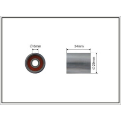 Audi A2, A3, A4, A5, A6, A8, Q5, TT, Ford Galaxy, Seat Alhambra, Altea, Exeo, Leon, Toledo II, III 1.2D-4.0D 95- 34X29X8