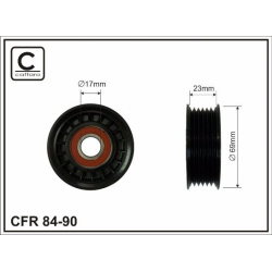 Audi TT, Ford Galaxy, Seat Alhambra, Leon, Toledo II, VW Bora, Golf IV, Multivan V 2.3/2.8/3.2 99-10 69X23X17mm