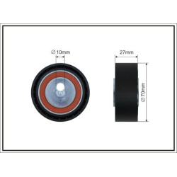 Citroen Berlingo, Jumpy, Fiat Scudo, Peugeot 206, 306 1.9D/2.0D 91- 70X27X10mm