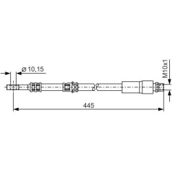 Opel Astra H 04-, Zafira 05-; priekio 440mm