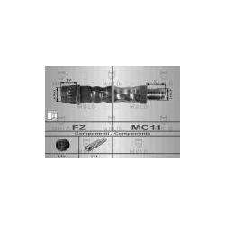 CI/PE Berlingo 97-; Xsara 97-; ZX 91-; 1007 all; Partner 96-; priekio 466mm