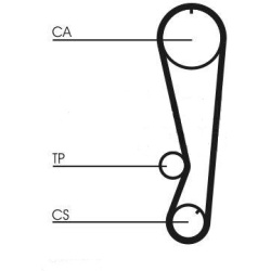 HR90163x26,7mm Toyota 2.0 Avensis 97-; Rav4 -00; Picnic -02