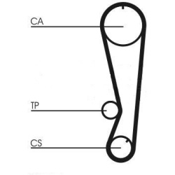 HR40956x22mm ALFA, FIAT , LANCIA 1.2 - 1.4 16V
