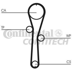 HR76095x23,4mm RN 1.2 01- Clio ll; lll; Kangoo; Modus; Twingo 01-