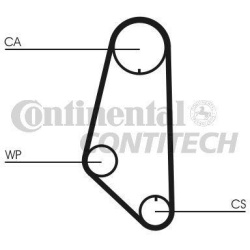 HR90133x19mm VW Golf 1.6 92-97; Seat Ibiza; Cordoba -99
