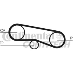 Nissan Almera -00, Primera -96, Sunny -00; 2.0D; 76 dantų