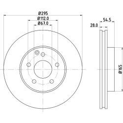 MB E class W211/S211 02- priekio 295x28