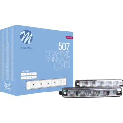 DRL k-tas 2 vnt. 190x32mm 12V 5 OSRAM Opto LED`ai RL / E žymėjimas