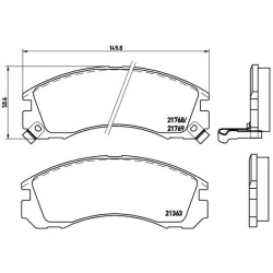 Citroen C-Crosser 07- , Mitsubishi Outlander 06- , Peugeot 4007 07- priekio
