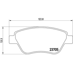 Fiat Albea , Bravo,Doblo, Idea , Linea, Marea , Punto, Stilo ,Lancia Delta, Musa , Opel Combo 12- priekio