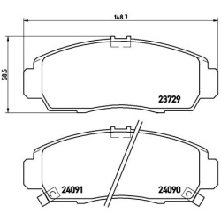 Honda Civic 01- , FR-V 05- , Stream 01- priekio