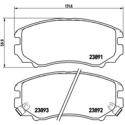 Hyundai Coupe 02- , Elantra 05- , ix20 10-, Sonata 01- ,Tuscon 04- , KIA Magnetis 01- , Optima 12- , Soul 09- , Sportage 04-07 , Venga 10- priekio