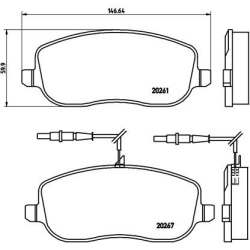 Citroen C8 02-, Jumpy 95-, Fiat Scudo 96-, Ulysse 00-, Lancia Phedra 02-, Peugeot 807, Expert 96- priekio