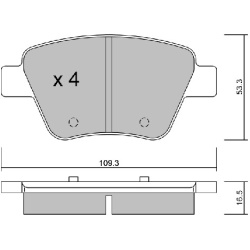 Audi A3 03-, Seat Altea 04-, Leon 05-, Skoda Octavia 04-, Superb 08-, Yeti 09-, VW Caddy 04-, Golf VI, Jetta 10-, Touran 03- galo