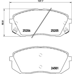 Hyundai i40 , iX35, KIA Soul , Sportage 1.6-2.0D 10- priekio