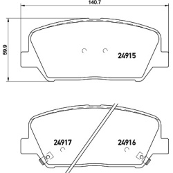 Hyundai i30 , Veloster , KIA Ceed, Pro Ceed 12- priekio
