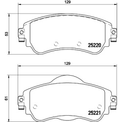 Citroen C4 09-, DS4 11- priekio