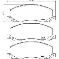 Opel Insignia R17+ 08-, Saab 9-5 10- priekio 337mm diskui