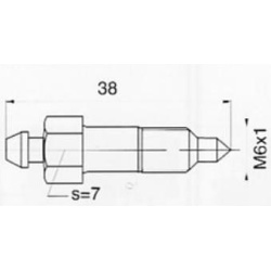 SN013-3 nuorinimo varžtas M6x1 38mm Audi VW Subaru