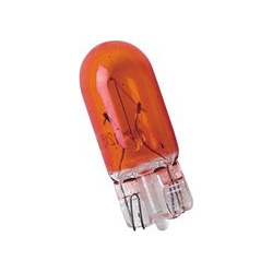 1200511a W5W 12V 5W W2,1x9,5d T10 AMBER becokolinė oranžinė