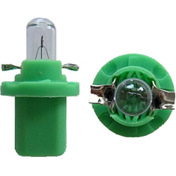 1655 Jahn 12V 2W B8,5d green žalia skydelio