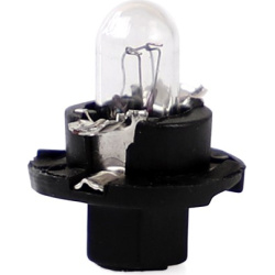 MF5 12V 1.2W BX8,4d su korpusu juoda