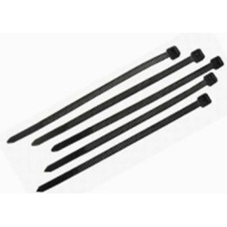 450mmX7,6mm JUODAS (100vnt pakuotėje)