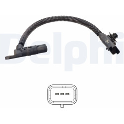  jutiklis, skirstomojo veleno padėtis