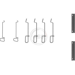  priedų komplektas, diskinių stabdžių trinkelės