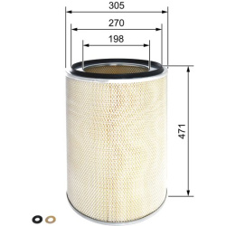  oro filtras