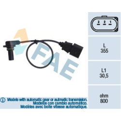  RPM jutiklis, automatinė transmisija