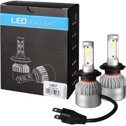 H7 9-32V max 80W COB LED k-tas 2vnt. 6500K , max 10000lm, CANBUS