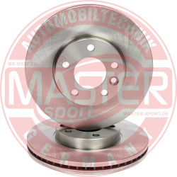 VW Touareg 02-, Multivan 03-, Transporter T5 03- priekio 308x29.5 2vnt.