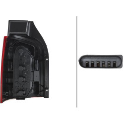  kombinuotas galinis žibintas