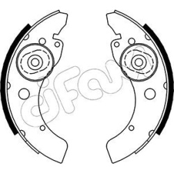  stabdžių trinkelių komplektas