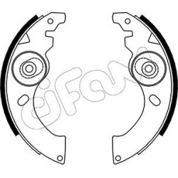  stabdžių trinkelių komplektas