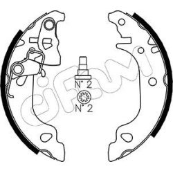  stabdžių trinkelių komplektas