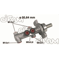  pagrindinis cilindras, stabdžiai